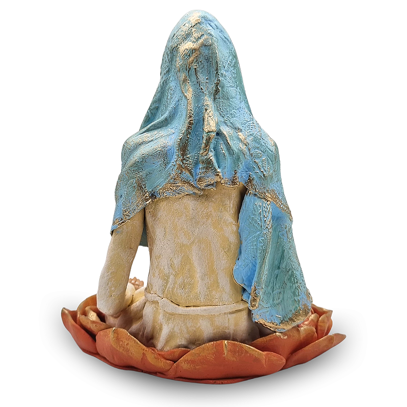 Estátua Maria Mãe de Jesus Meditando (18cm)