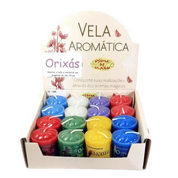 Vela Aromática dos Orixás com Pingente