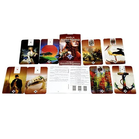 Baralho de Cartas Ciganas Inspirado em Lenormand