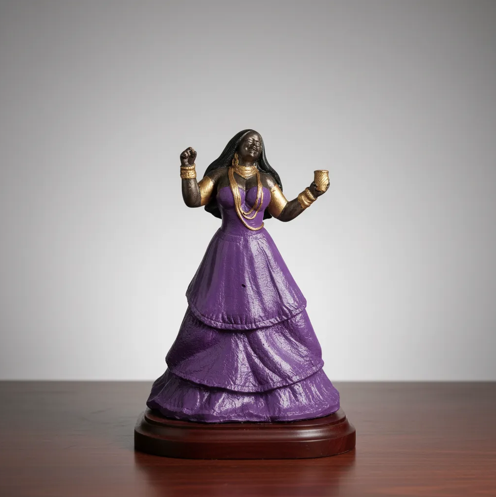 Estátua Maria Mulambo em Resina (15cm)
