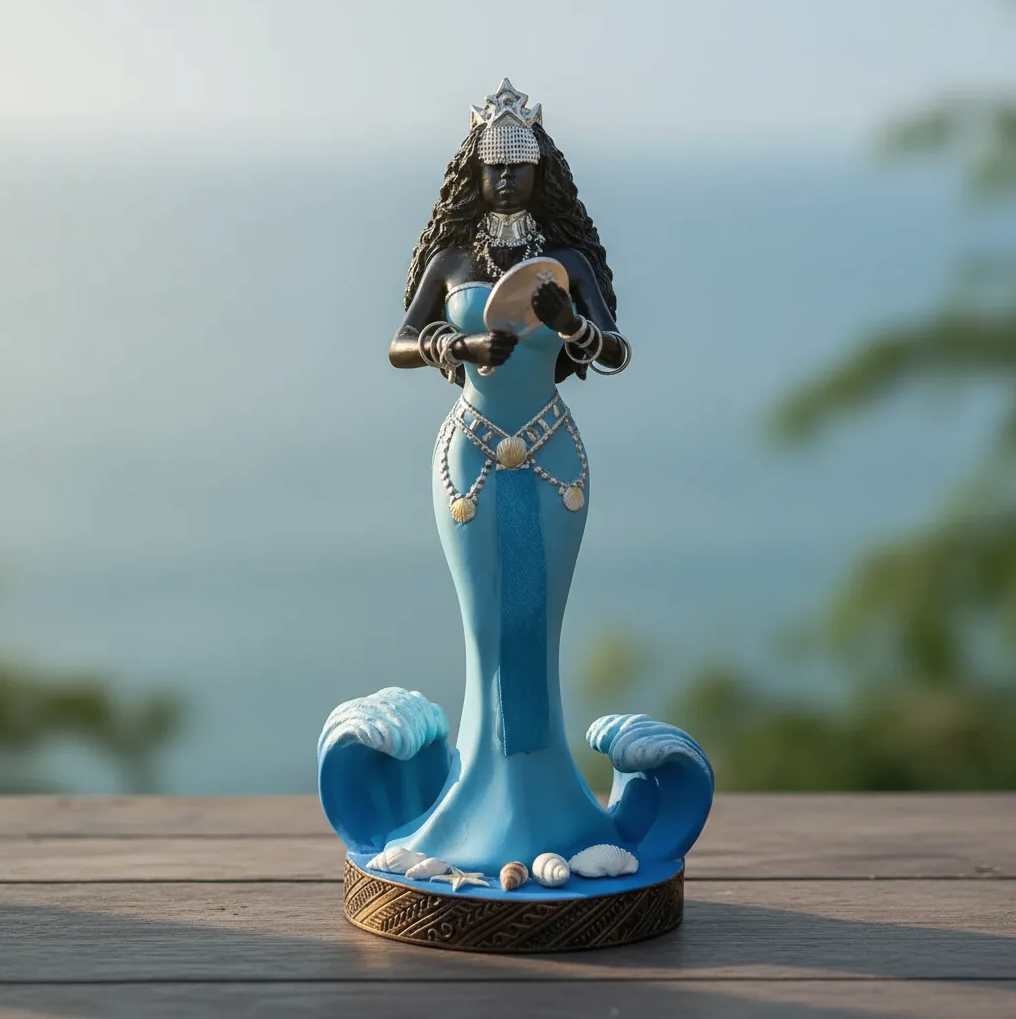 Estátua Orixás Iemanjá Premium (20cm)