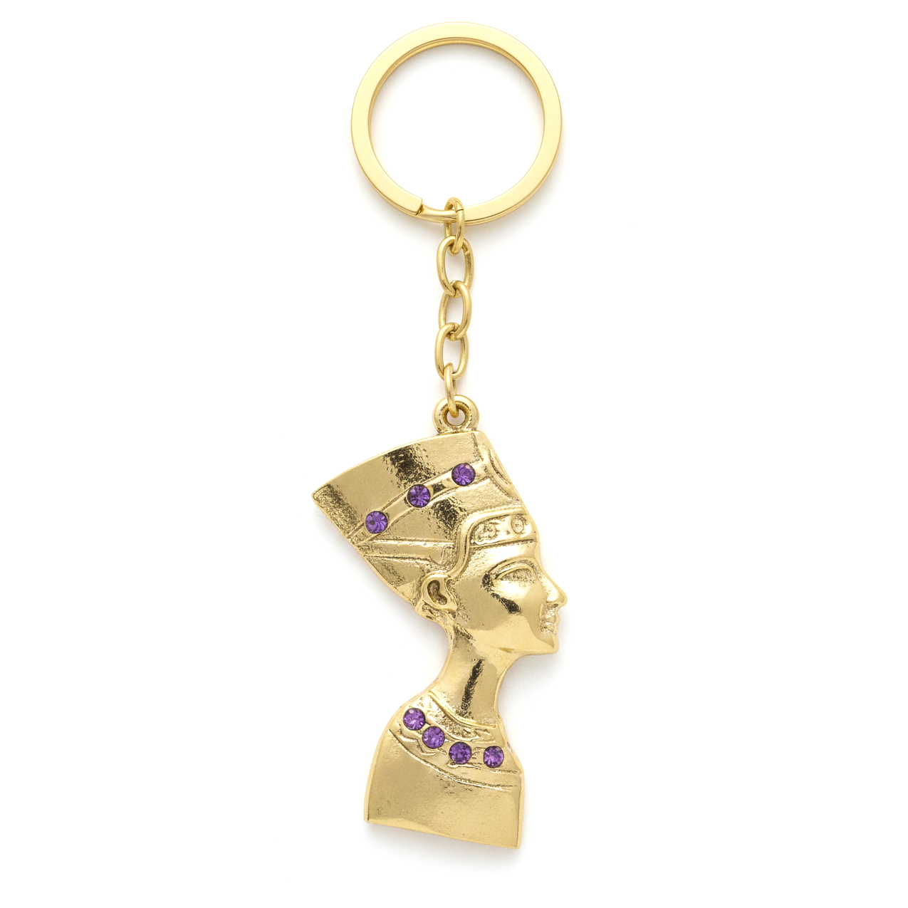 Chaveiro Nefertiti em Metal (6cm)