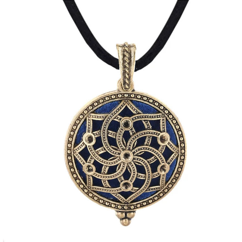 Colar Aromatizador Pessoal com Cordão (Mandala Celta)