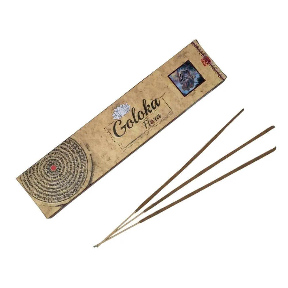 Incenso de Massala Goloka Flora (Meditação Sensorial)