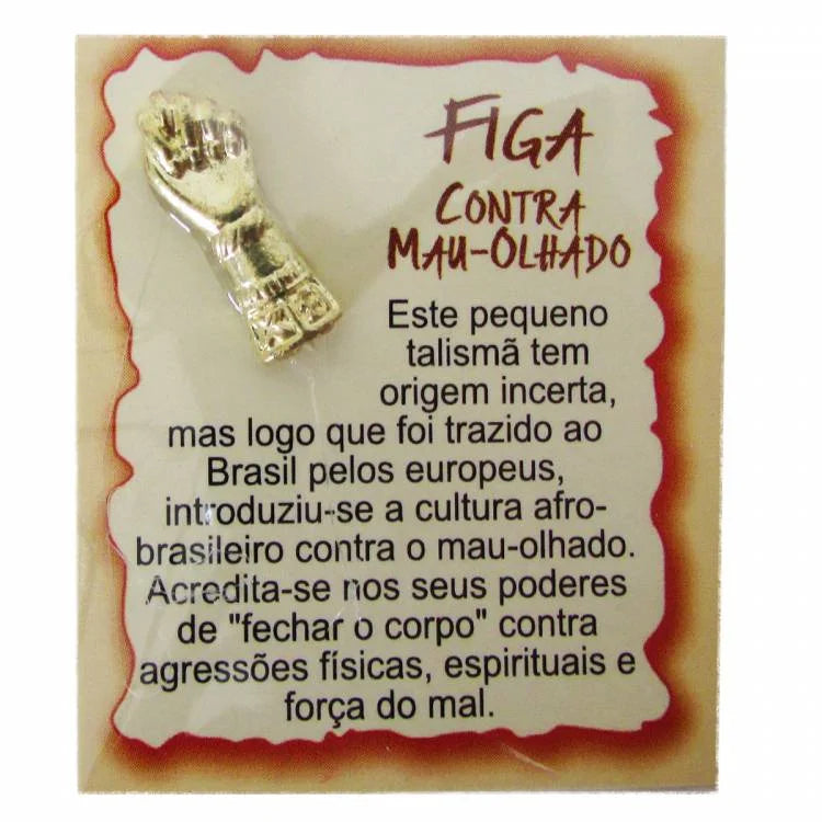 Mini Talismã da Sorte Figa (Força e Mau Olhado)
