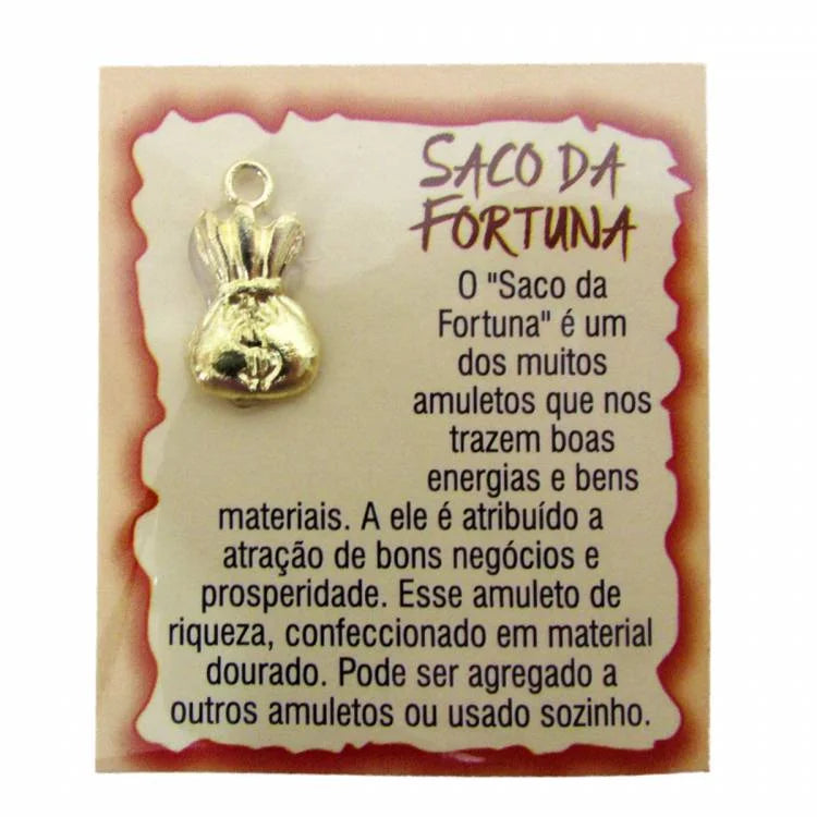Mini Talismã da Sorte Estrela de Saco da Fortuna (Bens Materiais)