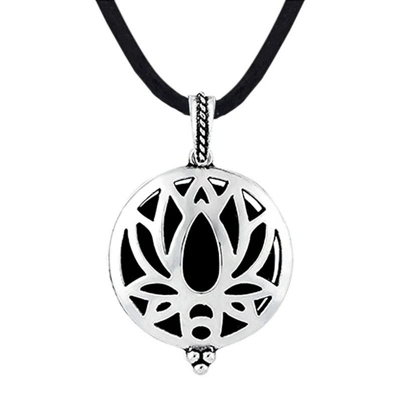 Colar Aromatizador Pessoal com Cordão (Lótus)