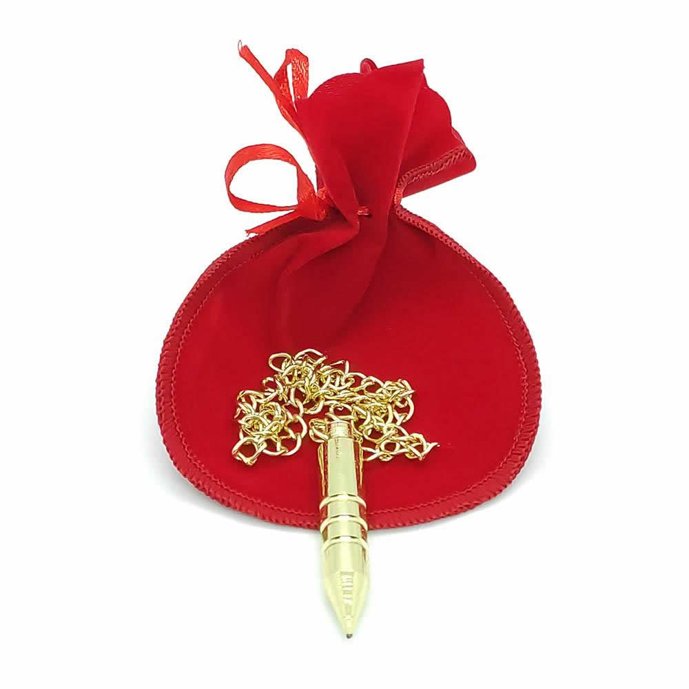 Kit Pêndulo para Radiestesia e Radiônica (Dourado)