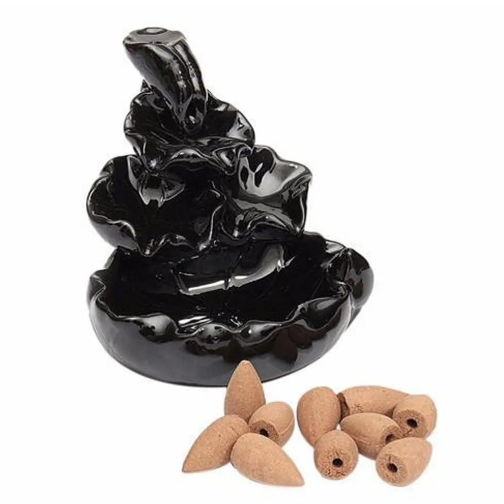 Cascata de Fumaça Flor de Lótus Grande