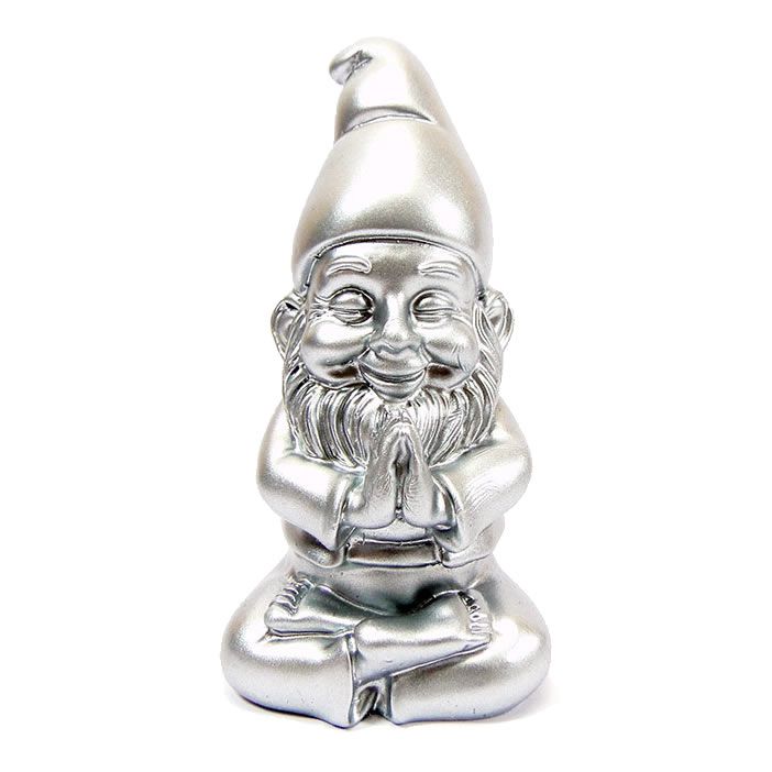 Duende da Lua Meditando (Prateado)