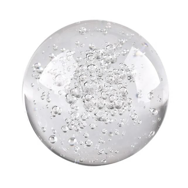 Esfera de Vidro com Bolhas para Fonte de Água (4cm)