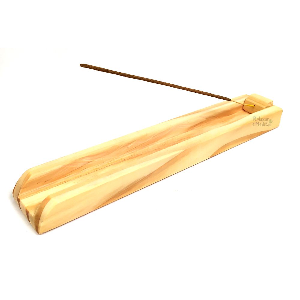 Incensário Canaleta em Madeira (25cm)