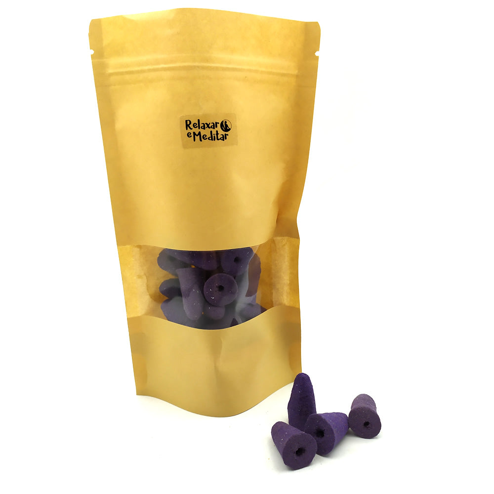 Incenso Cone para Cascata de Fumaça (Lavanda)