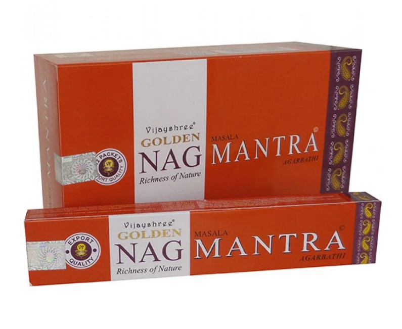 Incenso Indiano de Massala Golden Nag Mantra