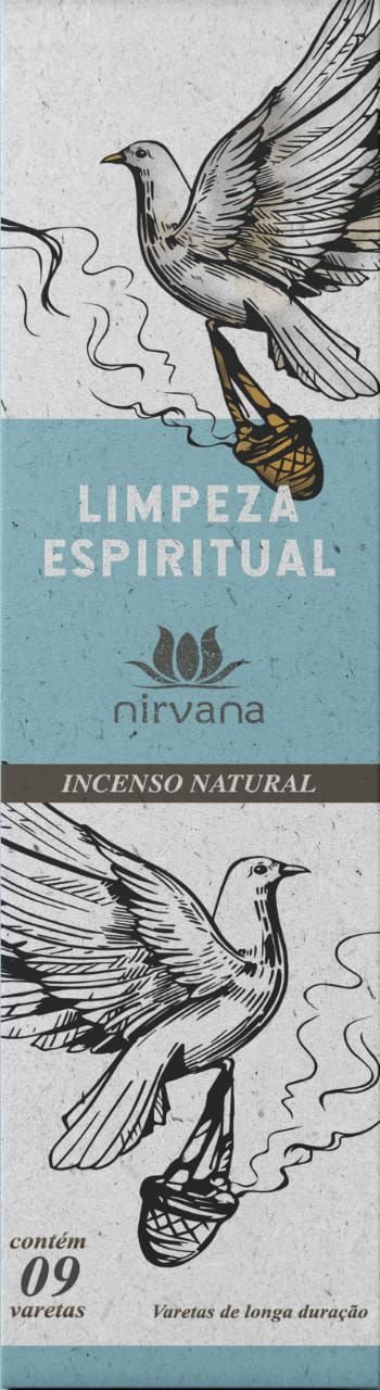 Incenso Natural Limpeza Espiritual 100% Natural (9 Varetas)