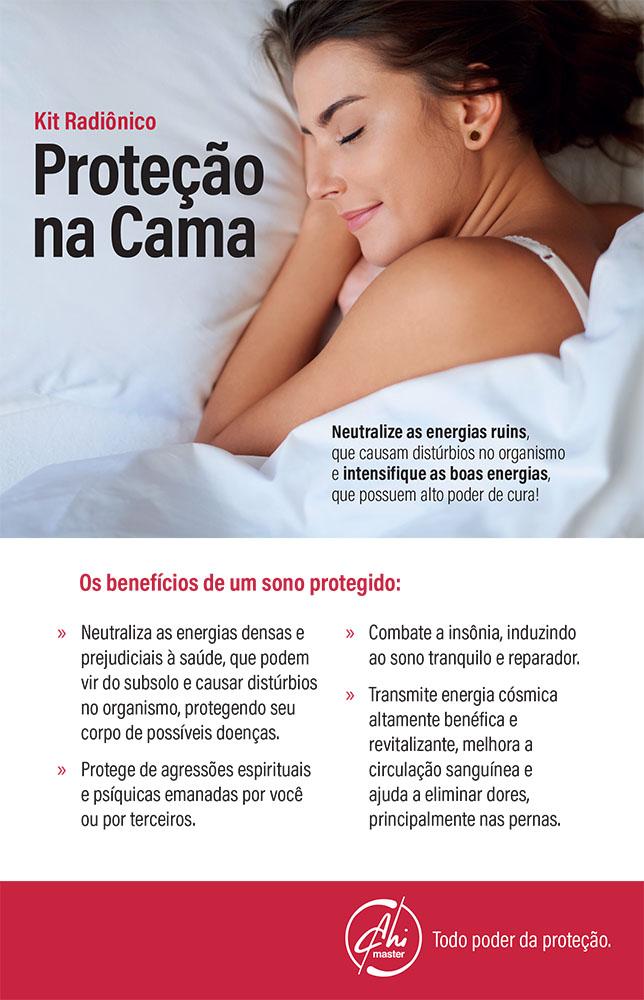 Kit de Placas Radiônicas Proteção na Cama