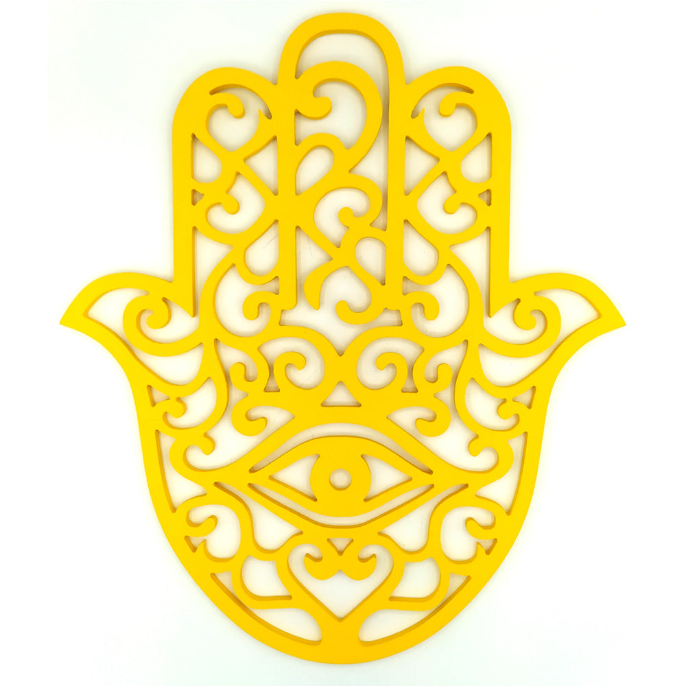 Mão de Fátima Hamsa em MDF (30cm)