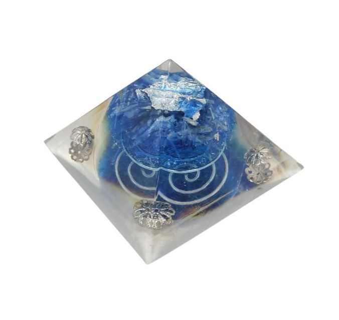 Orgonite Pirâmide São Miguel Arcanjo (Proteção)