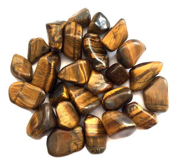 Pedra Olho de Tigre Rolada (1,5 a 2 cm)