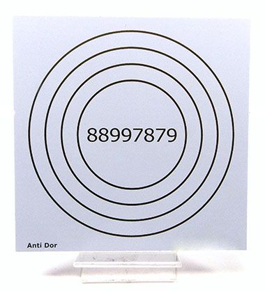Placa Radiônica Anti Dor (PVC)
