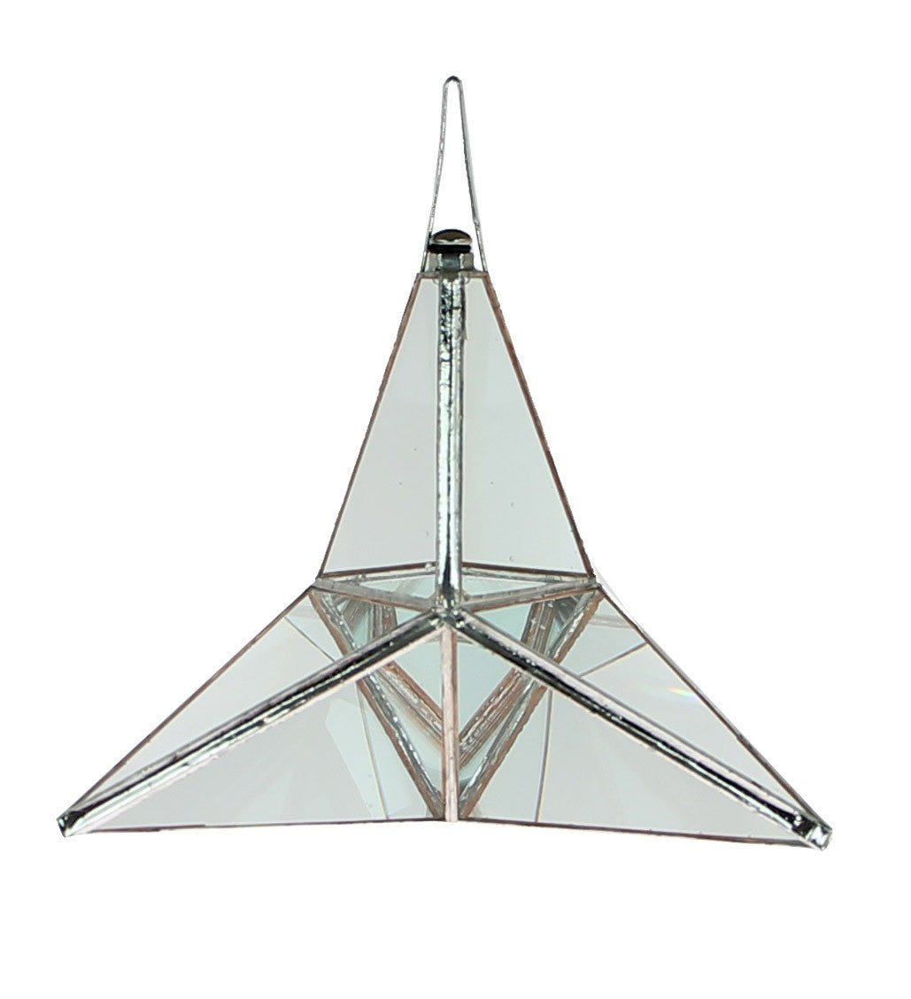 Prisma D'água Estrela de Quatro Pontas (14cm)