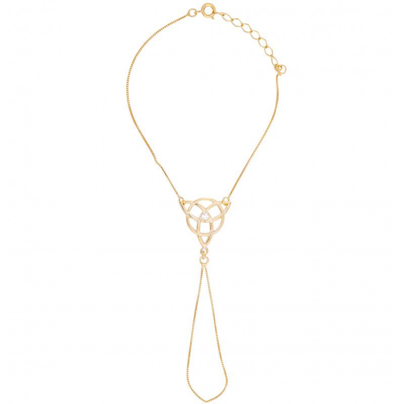 Pulseira-Anel Triskle com Strass (22mm)