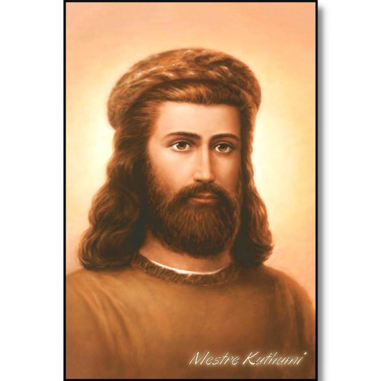 Quadro Mestre Kuthumi de Parede (29cm)