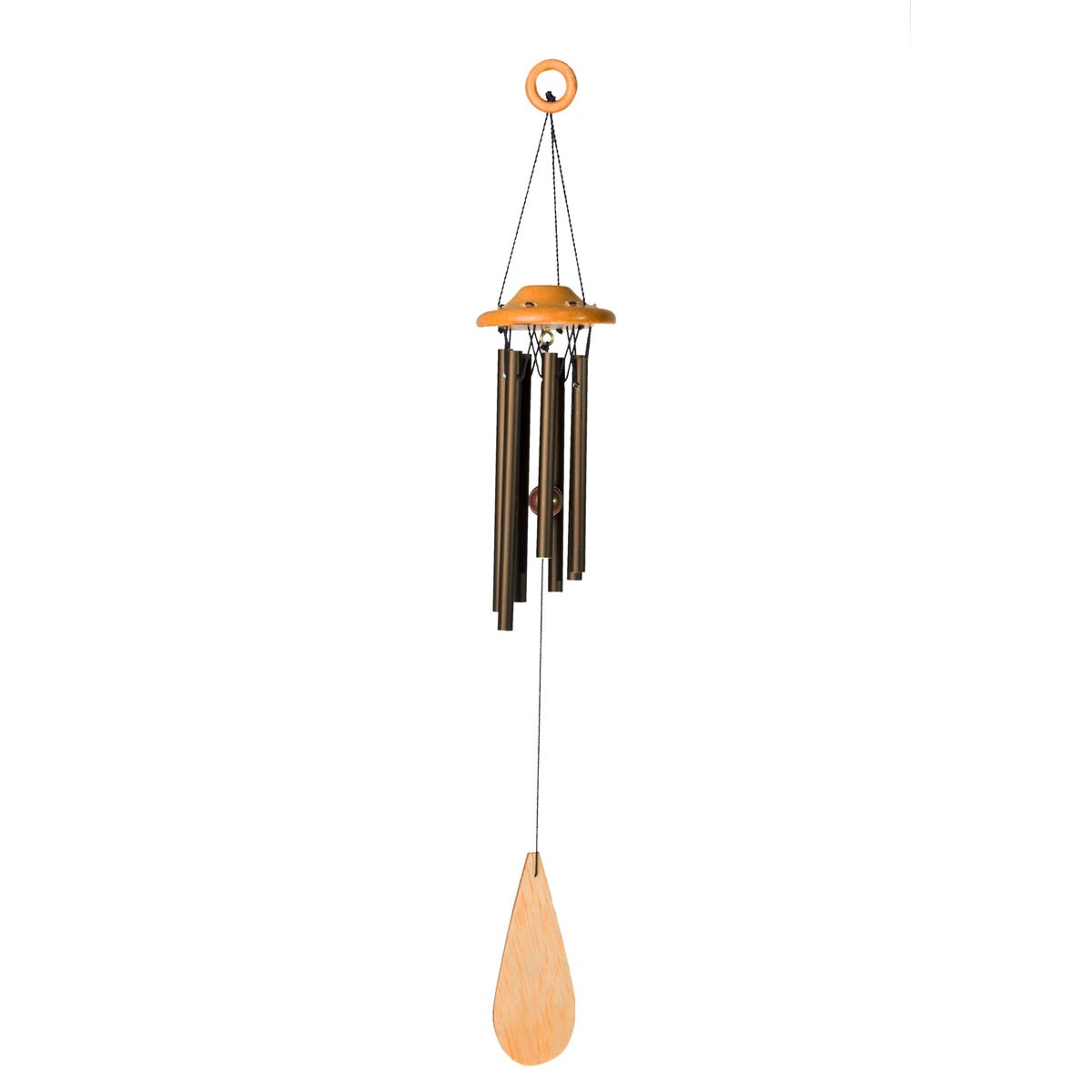 Sino dos Ventos Mini com 6 Tubos de Aluminío (40cm)