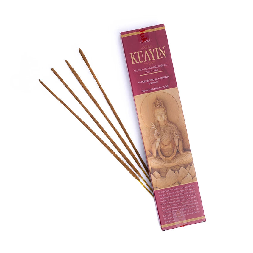 Incenso de Massala Goloka Kuayin (Energia de Limpeza e Proteção Espiritual)