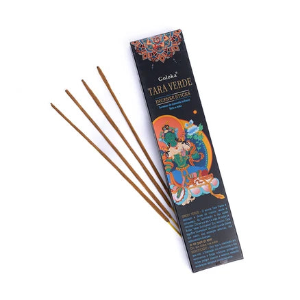 Incenso de Massala Goloka Tara Verde (Vitalidade, Saúde e Compaixão)