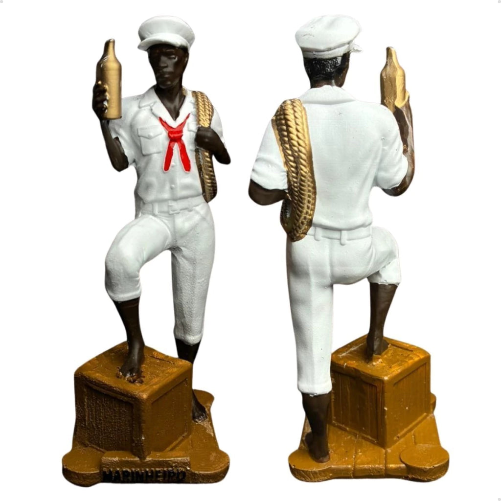 Estátua Marinheiro Umbanda em Resina (15cm)