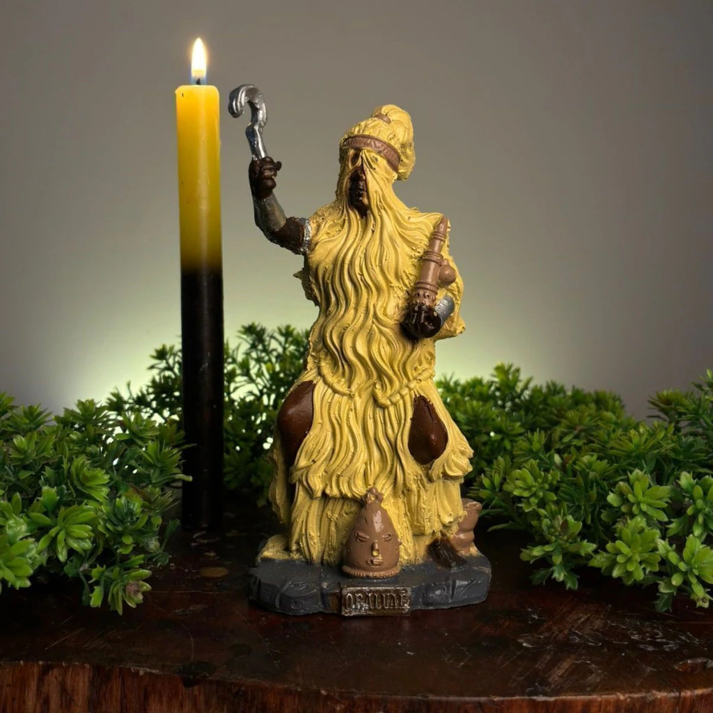Estátua Orixá Obaluaê em Resina (14cm)