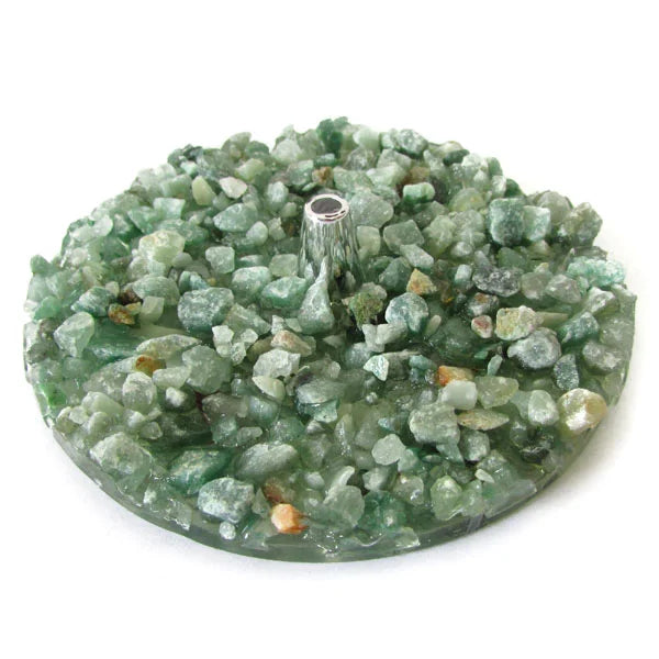 Incensário de Quartzo Verde (Equilíbrio e Cura)