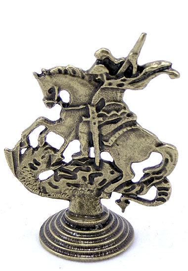 Estátua em Metal São Jorge (5cm)