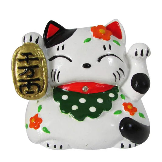 Estátua Manekineko Saúde e Fortuna (Vermelho)