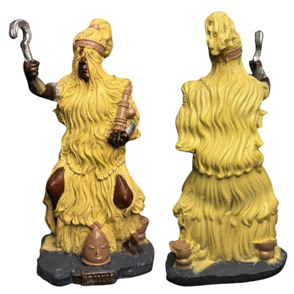 Estátua Orixá Obaluaê em Resina (14cm)