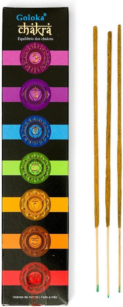 Incenso de Massala Goloka Chakra (Equilíbrio dos Chakras)