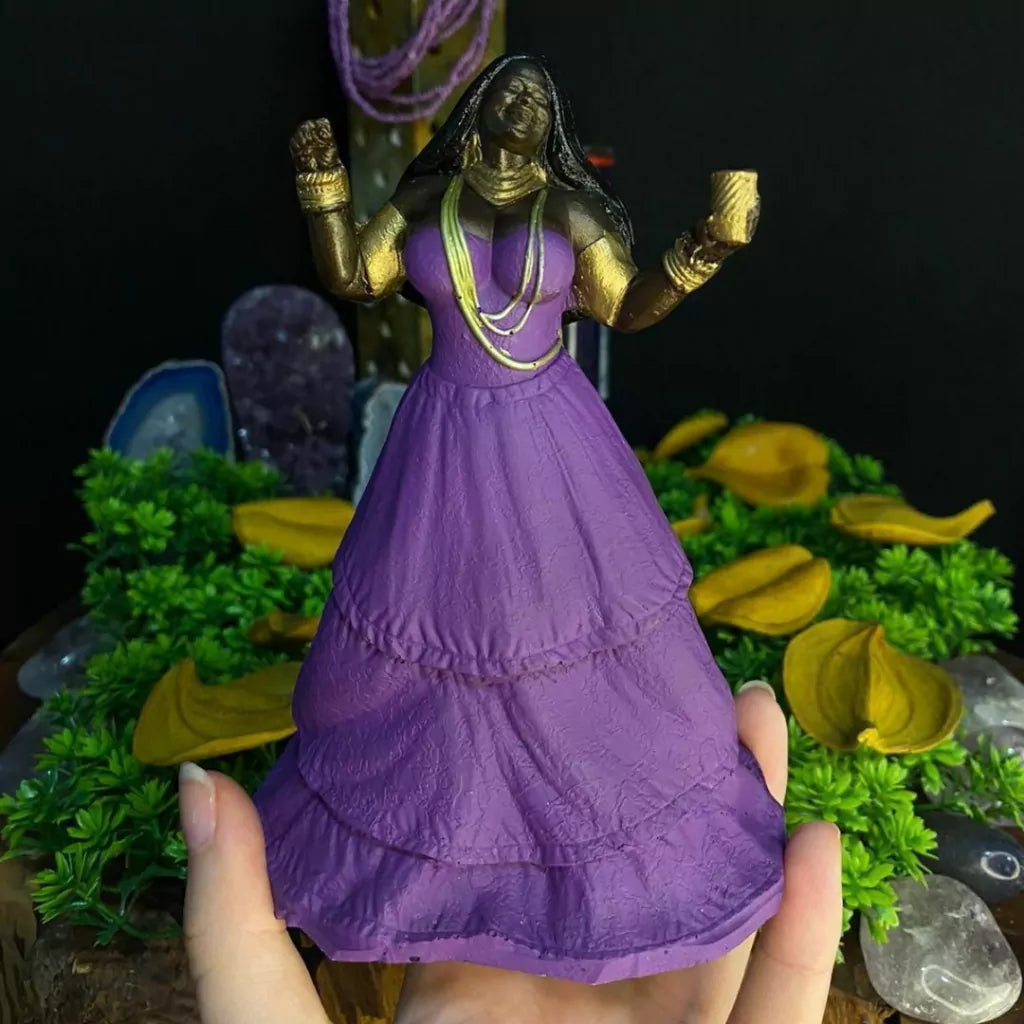 Estátua Maria Mulambo em Resina (15cm)
