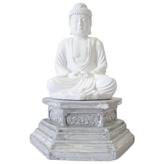 Estátua Buda Meditando no Pedestal (9,5cm)