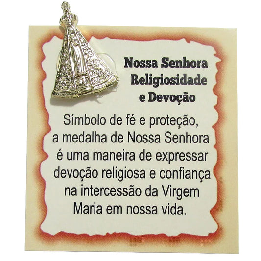 Mini Talismã da Sorte Nossa Senhora (Religiosidade e Devoção)