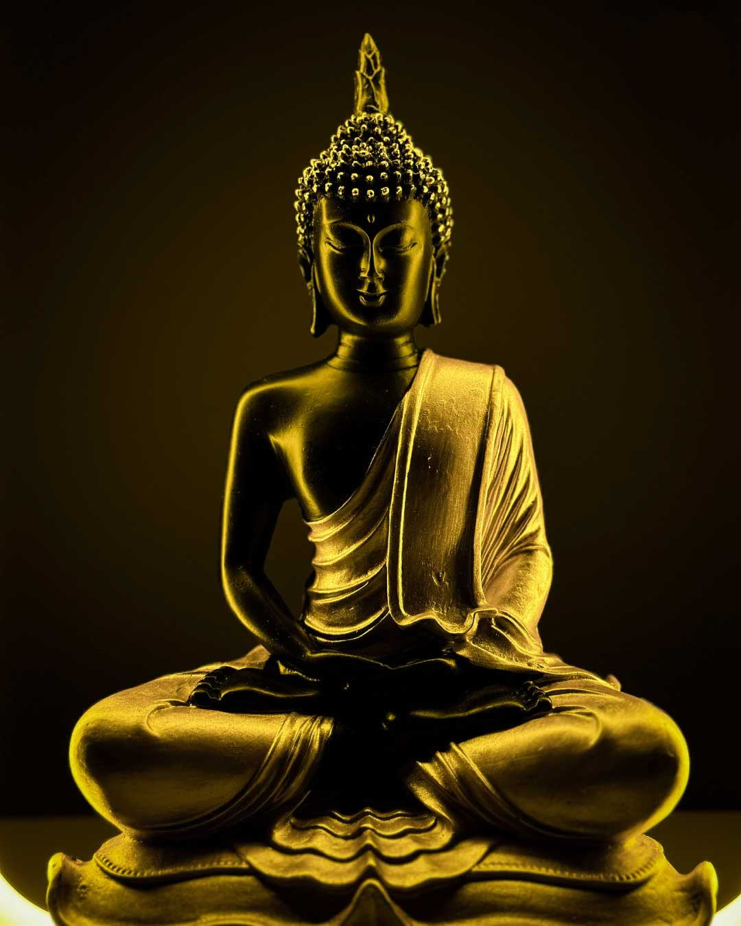 Luminária Portal da Iluminação com Estátua Buddha (LED)