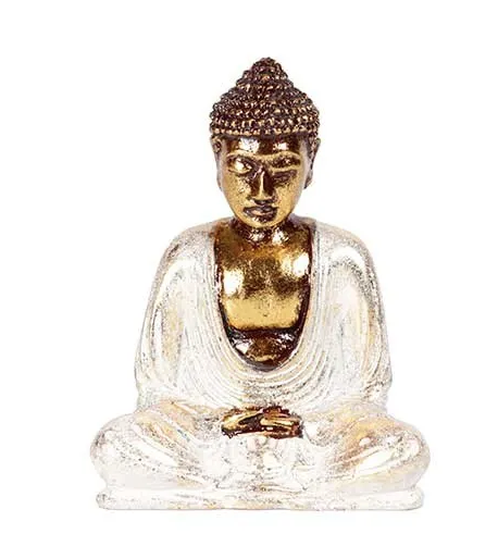 Estátua Buda Sentado Meditando (15cm)