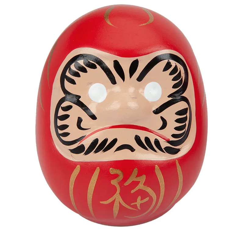 Cofre Boneco Daruma da Fortuna (10cm)