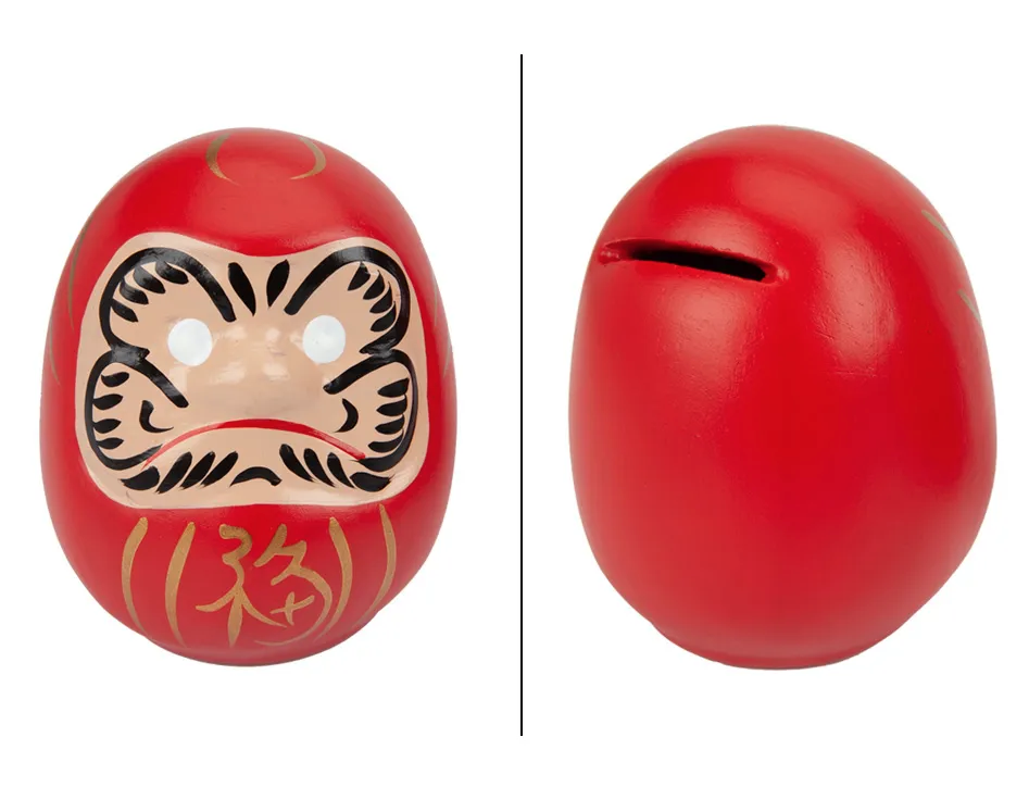 Cofre Boneco Daruma da Fortuna (10cm)