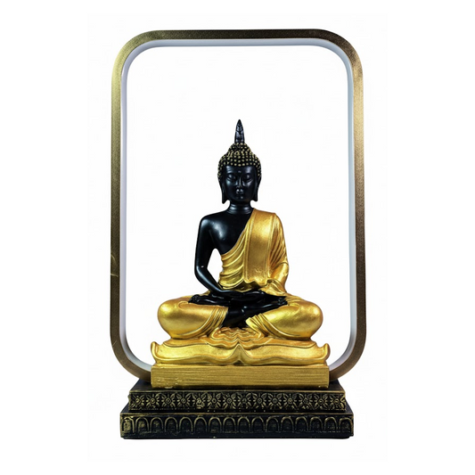 Luminária Portal da Iluminação com Estátua Buddha (LED)