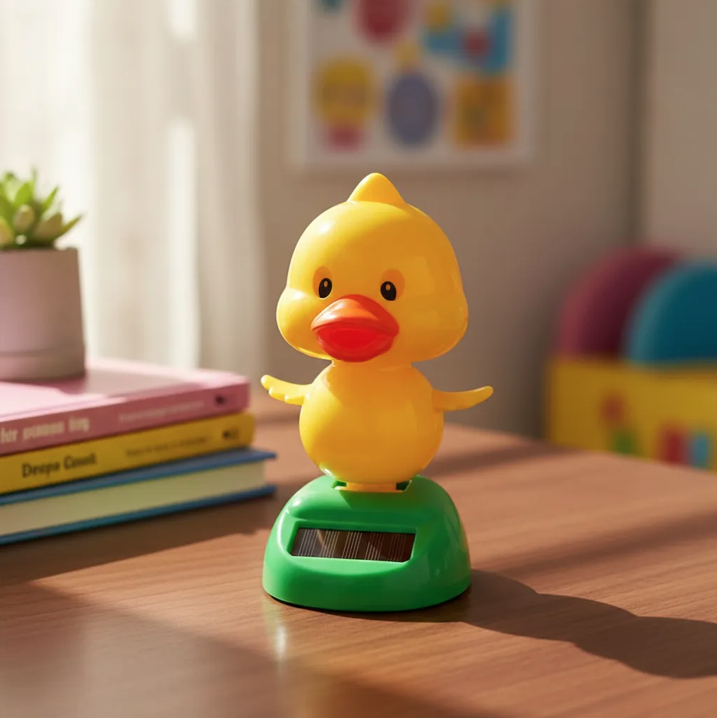 Patinho Amarelo com Movimento (Energia Solar)
