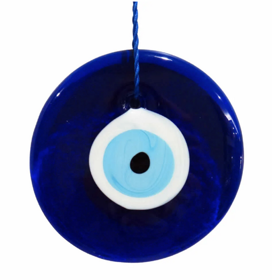 Olho Grego em Vidro Amuleto de Proteção (15cm)