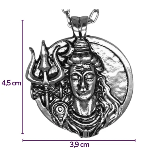 Colar Shiva Nataraja com Corrente (4,5cm)