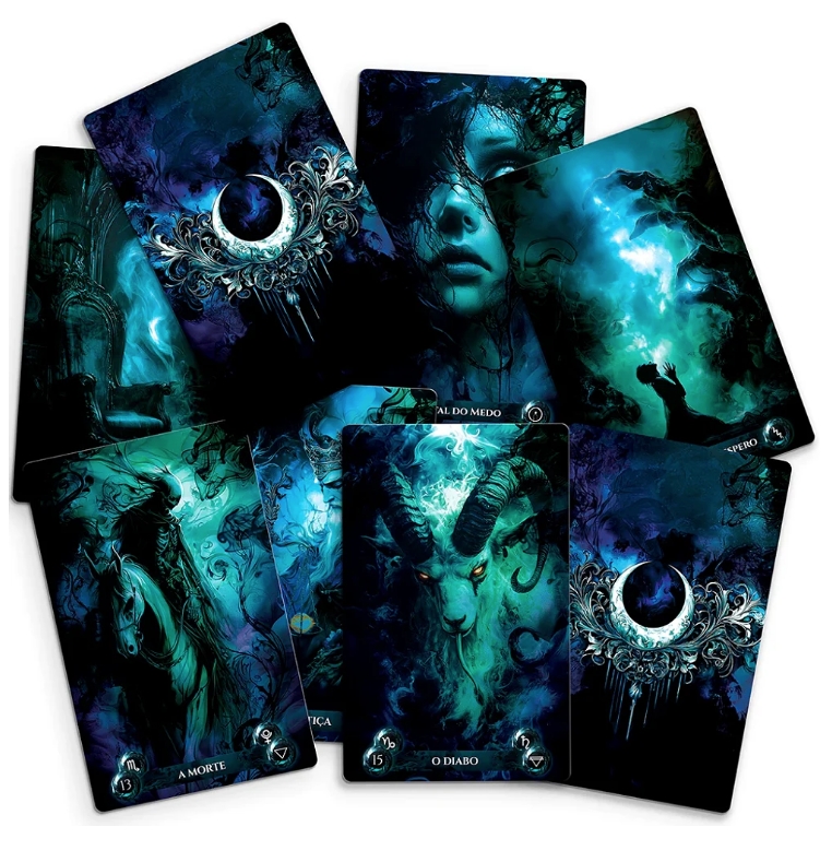 Tarot Os Mistérios dos Pesadelos com 36 Cartas