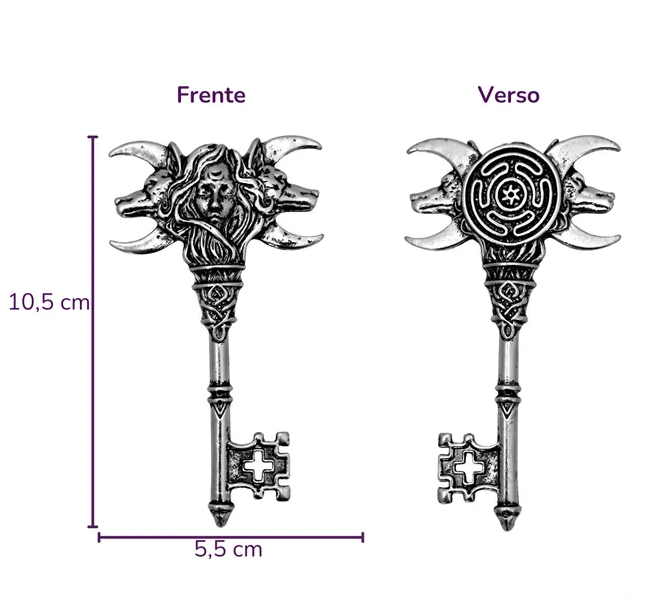 Pantáculo Chave Roda de Hécate (10cm)